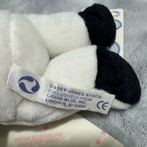 Grateful Dead Bean Bear Casey Jones Limited Edition Liquid Blue 14633 of 25000‎ - Picture 5 of 5